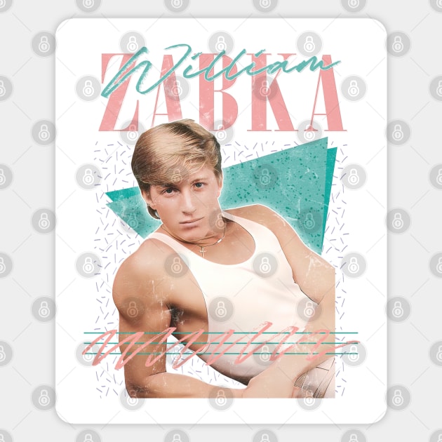 William Zabka // 80s Retro Style Fan Design Magnet by DankFutura